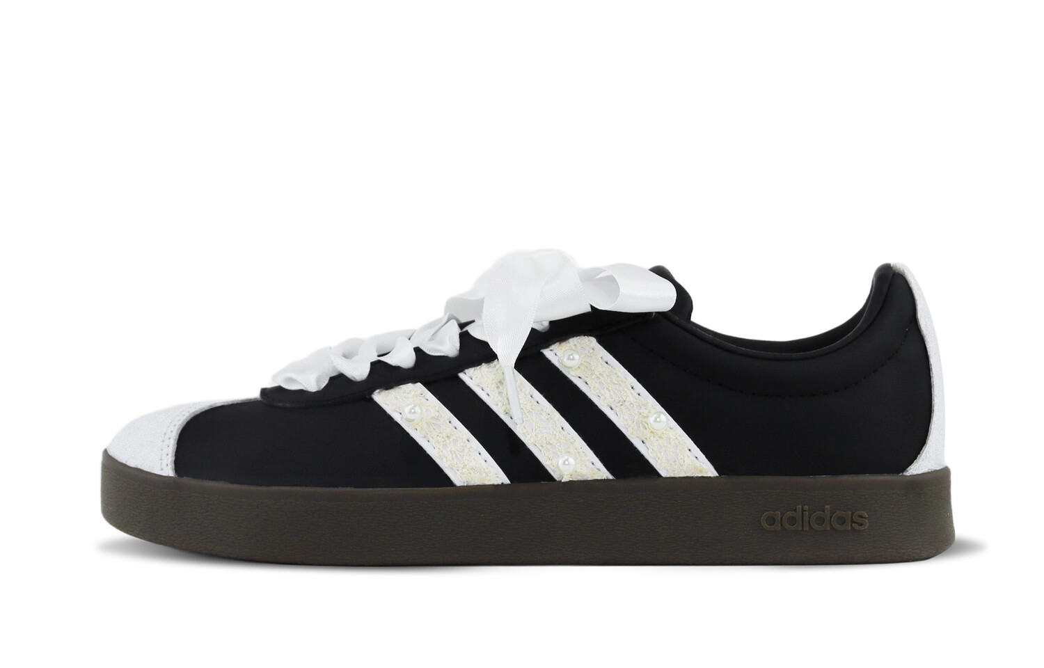 

Кроссовки adidas Court Skateboarding Shoes Unisex Low-top Black/white, черный