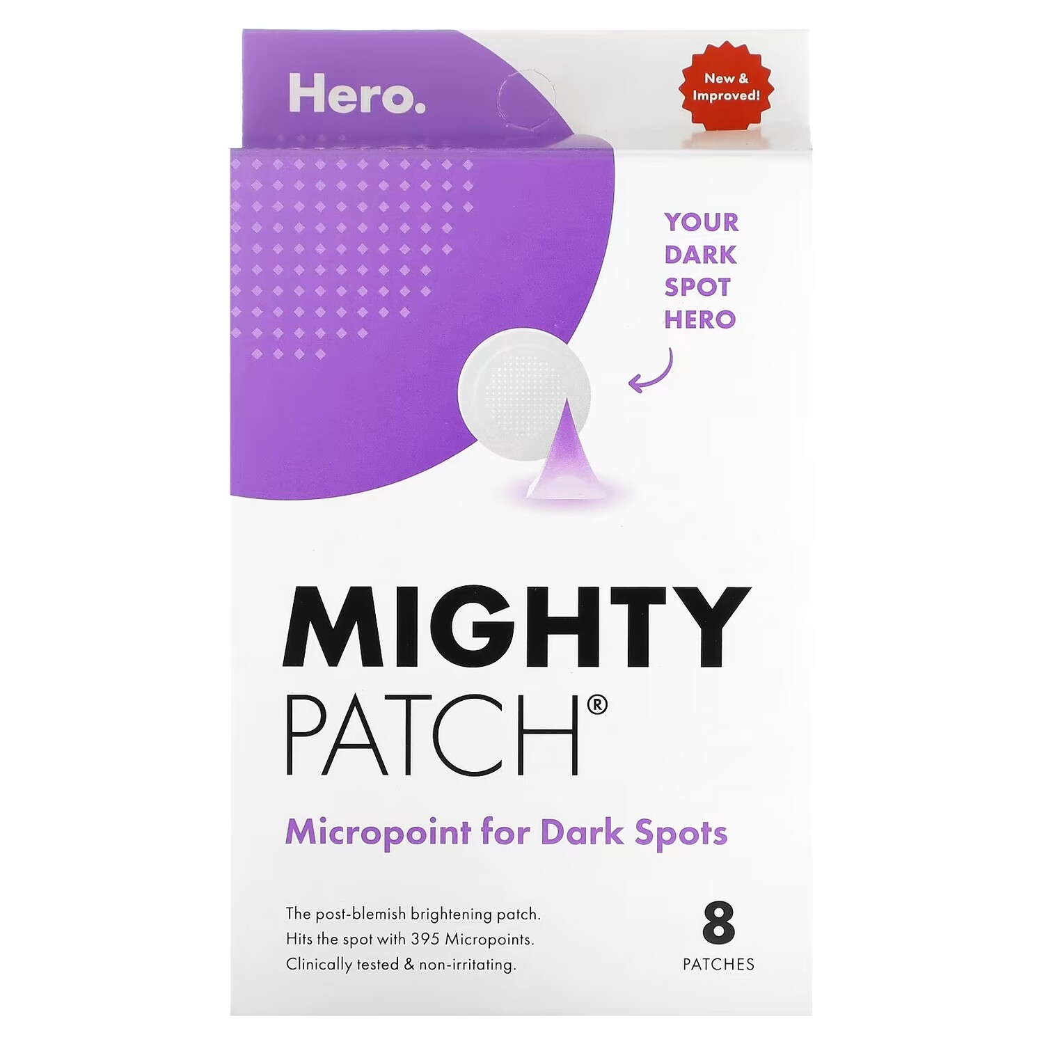 

Патчи Hero Cosmetics Mighty Patch Micropoint от темных пятен, 8 патчей