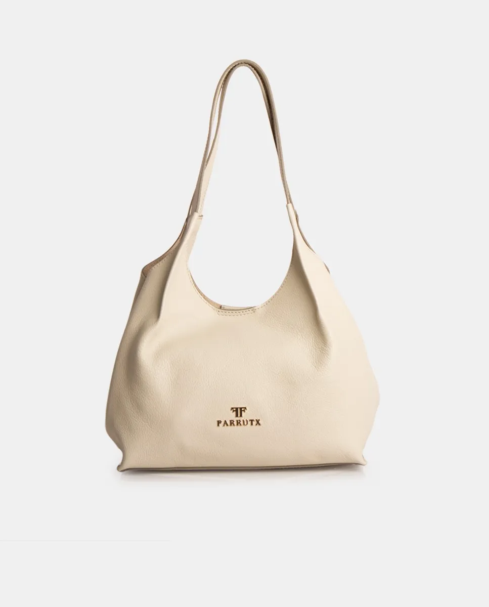 

Мини-шоппер из тисненой кожи Farrutx, пастельно-розовый