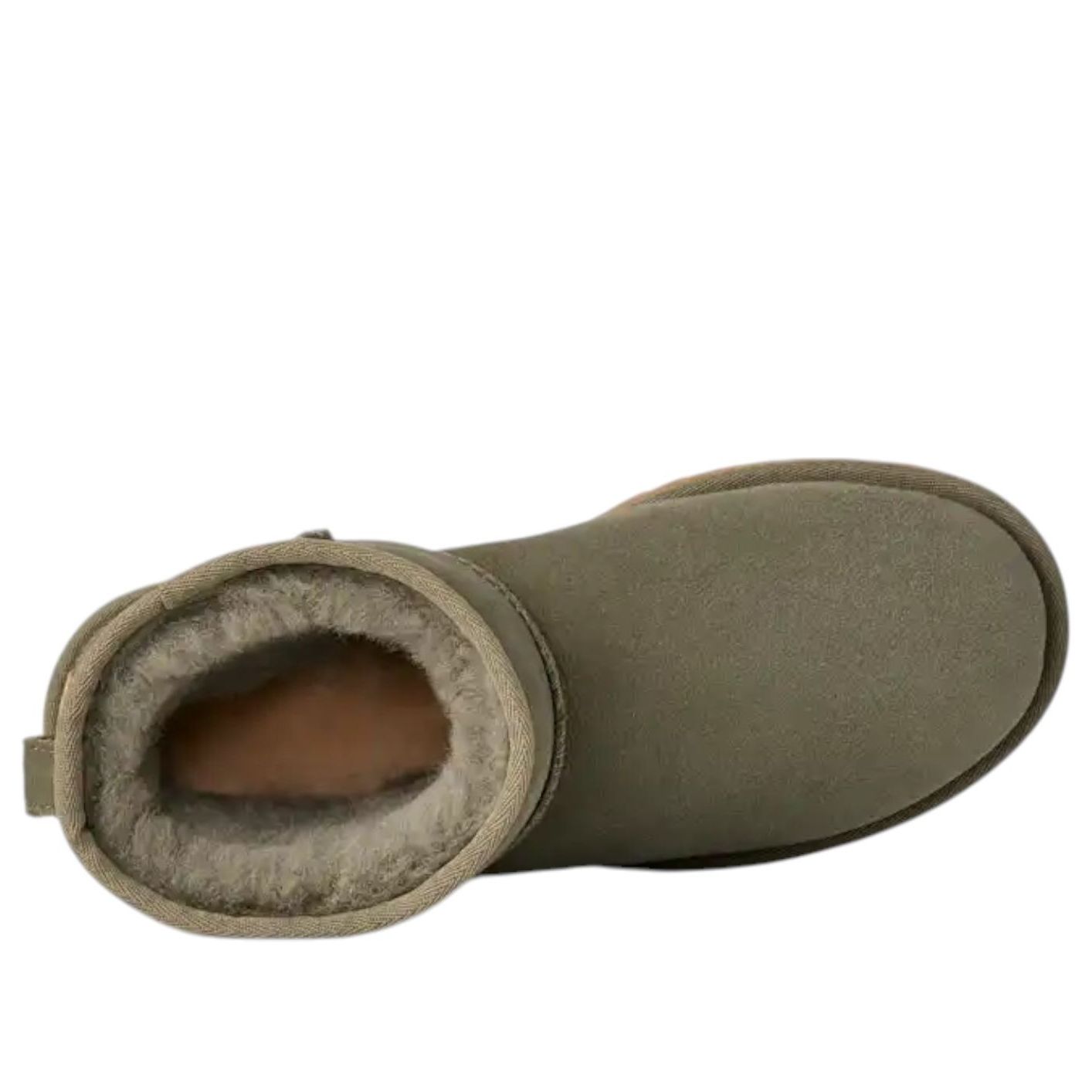 Угги (WMNS) UGG Classic Mini II 'Moss Green ' — фото 4