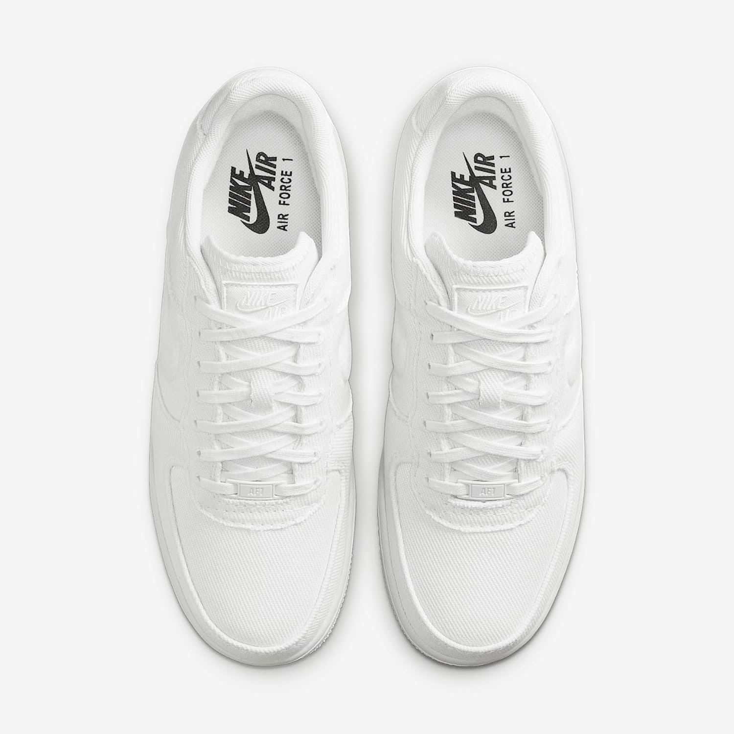 Nike Мужские кроссовки Air Force 1 Low Canvas, Summit White Phantom Lt Orewood Brn — фото 4