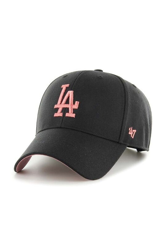 

Бейсболка MLB Los Angeles Dodgers из смесовой шерсти 47 brand, черный
