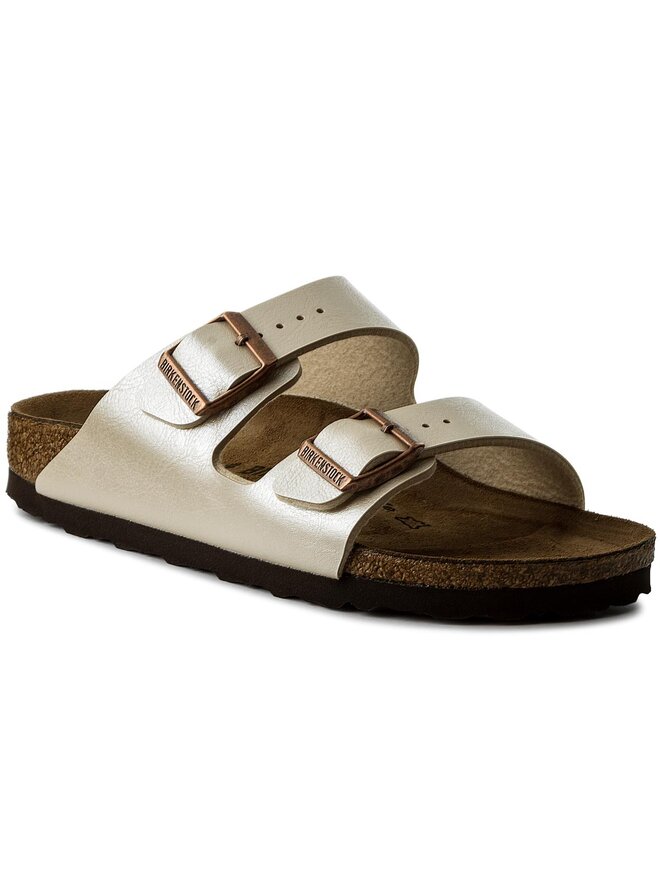 Мюли Arizona Birko-Flor 1009921 Birkenstock, золотой