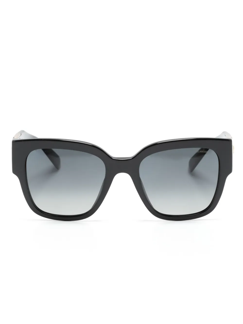 

Солнцезащитные очки в массивной оправе с логотипом Versace Eyewear, черный