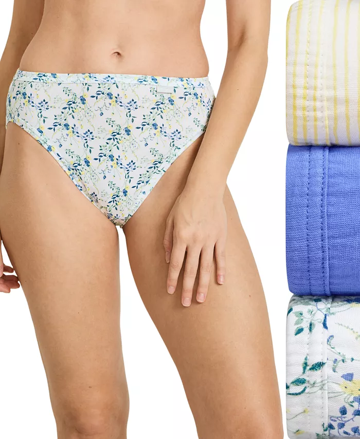 

Эластичные трусы French Cut Elance, 3 пары, арт. 1485 1487, увеличенные размеры Jockey, фиолетовый