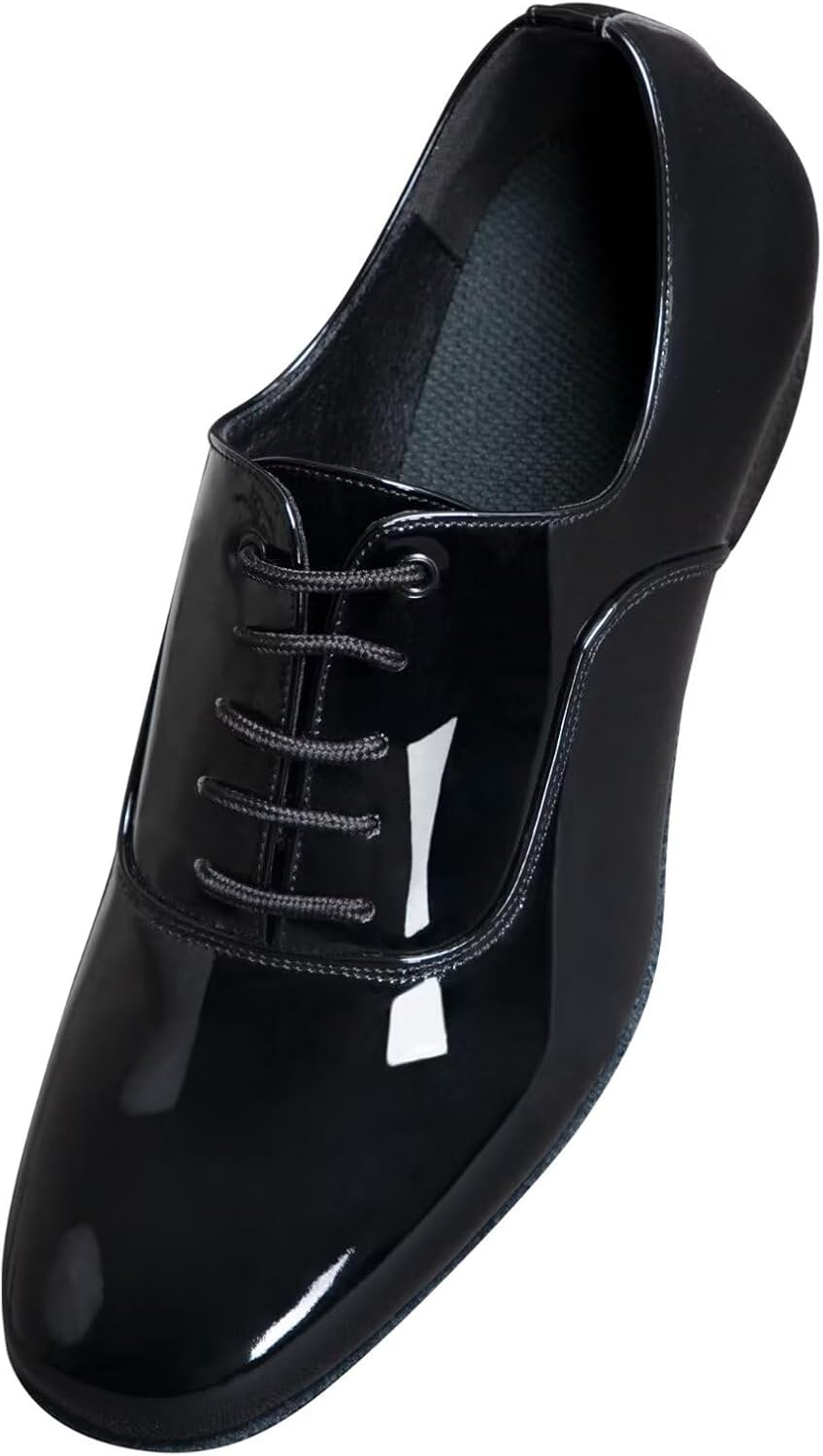 

Мужские танцевальные туфли ARCLIBER для бальных танцев, из искусственной кожи, черные, для танго, сальсы и латины