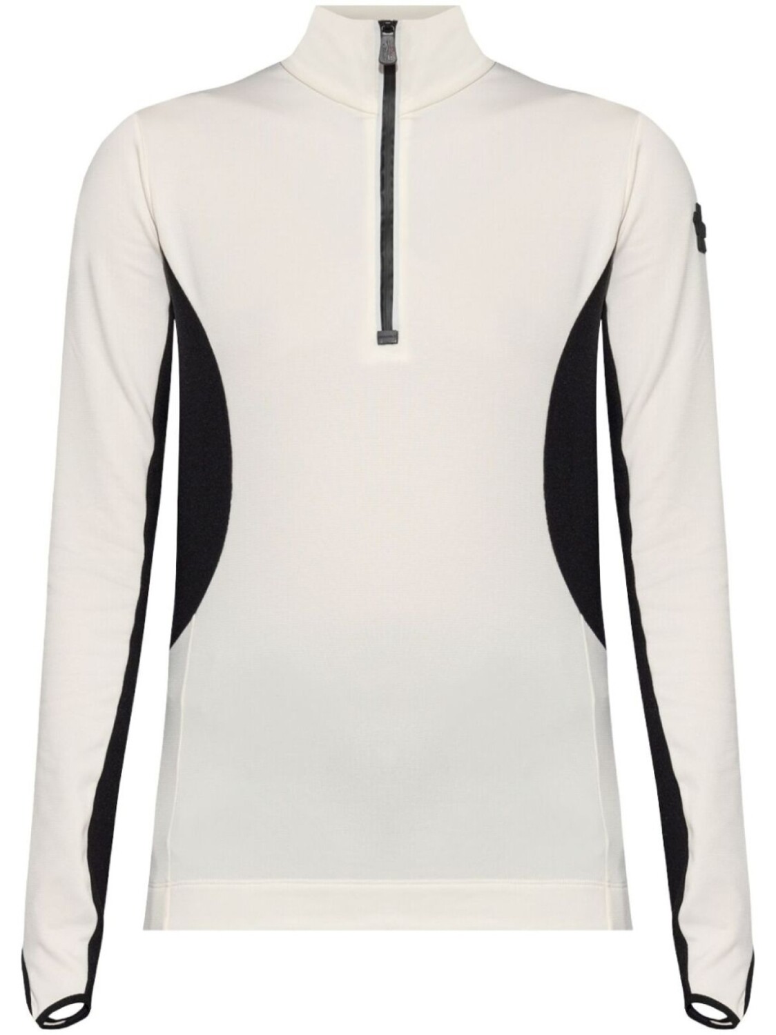 

Горнолыжный верх Moncler Grenoble с цветными блоками, белый