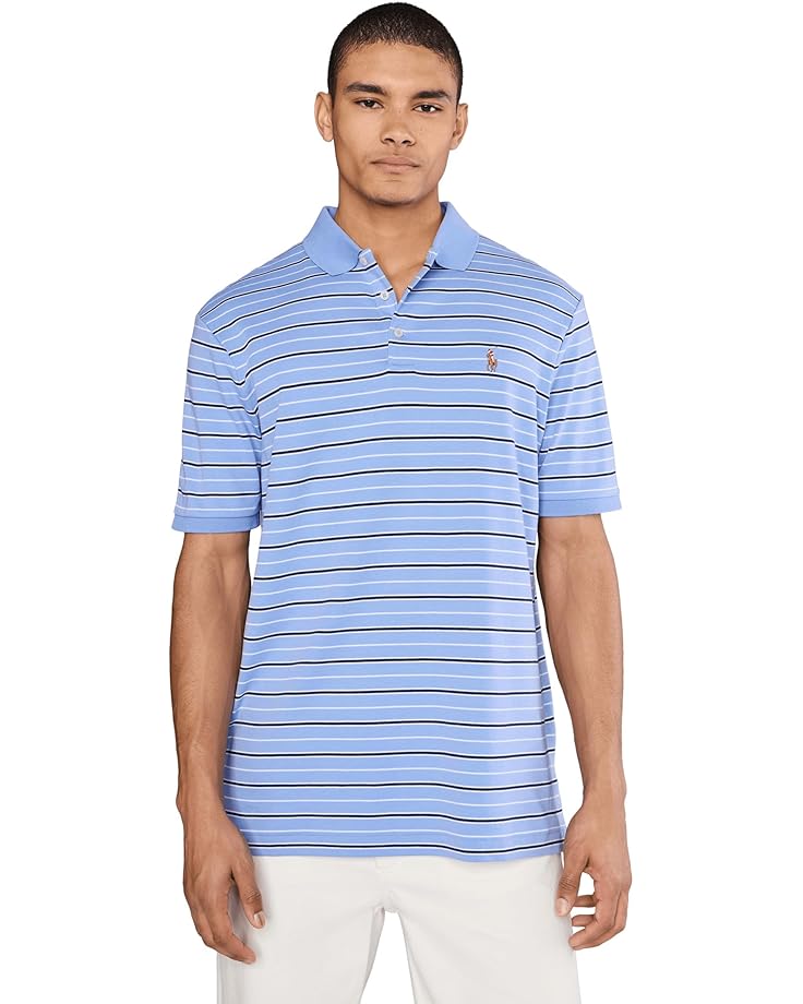 

Мужская поло Ralph Lauren Classic Fit в полоску из мягкого хлопка Polo Ralph Lauren, Fall Blue Multi, Синий, Мужская поло Ralph Lauren Classic Fit в полоску из мягкого хлопка Polo Ralph Lauren, Fall Blue Multi