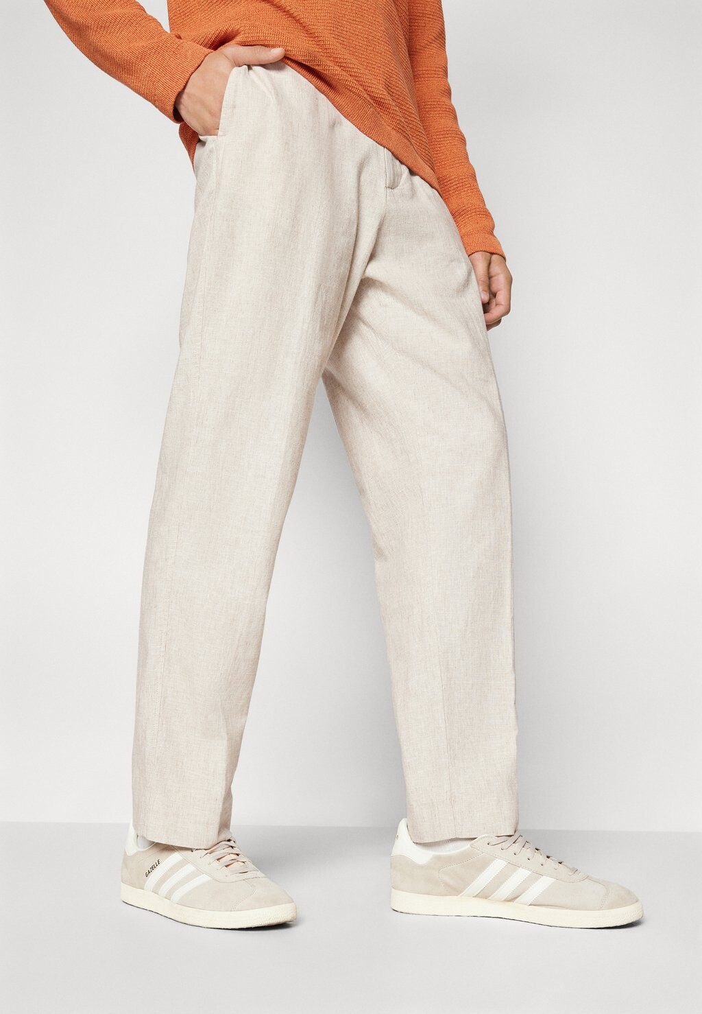 

Брюки Trouser Abercrombie & Fitch, натуральная фактура