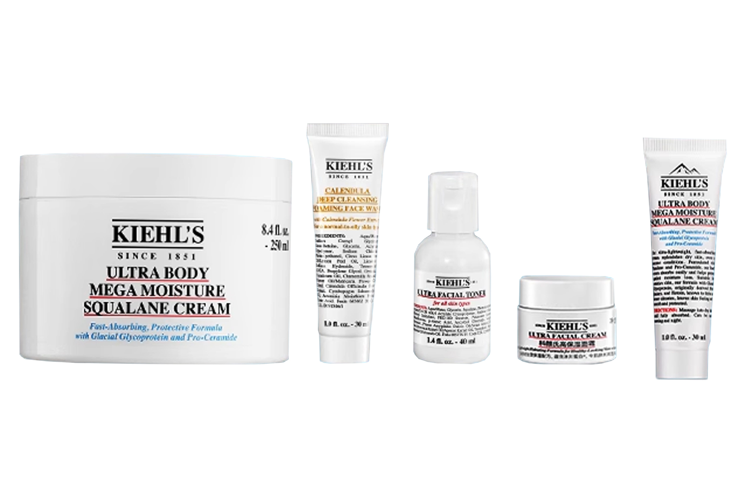 

Keyanshi увлажняющий набор для ухода за телом hydrating five piece set Kiehl's