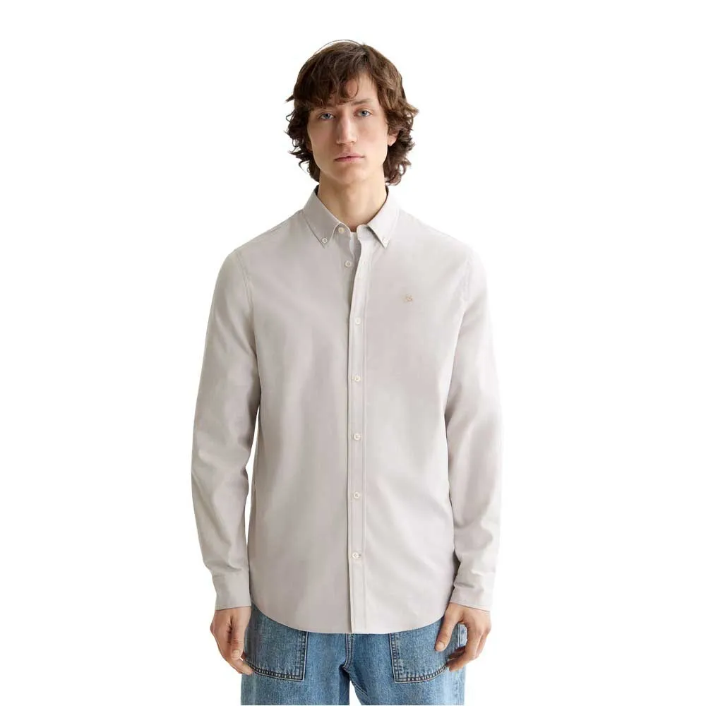 

Рубашка Scotch & Soda Solid Regular Fit Oxford, белый