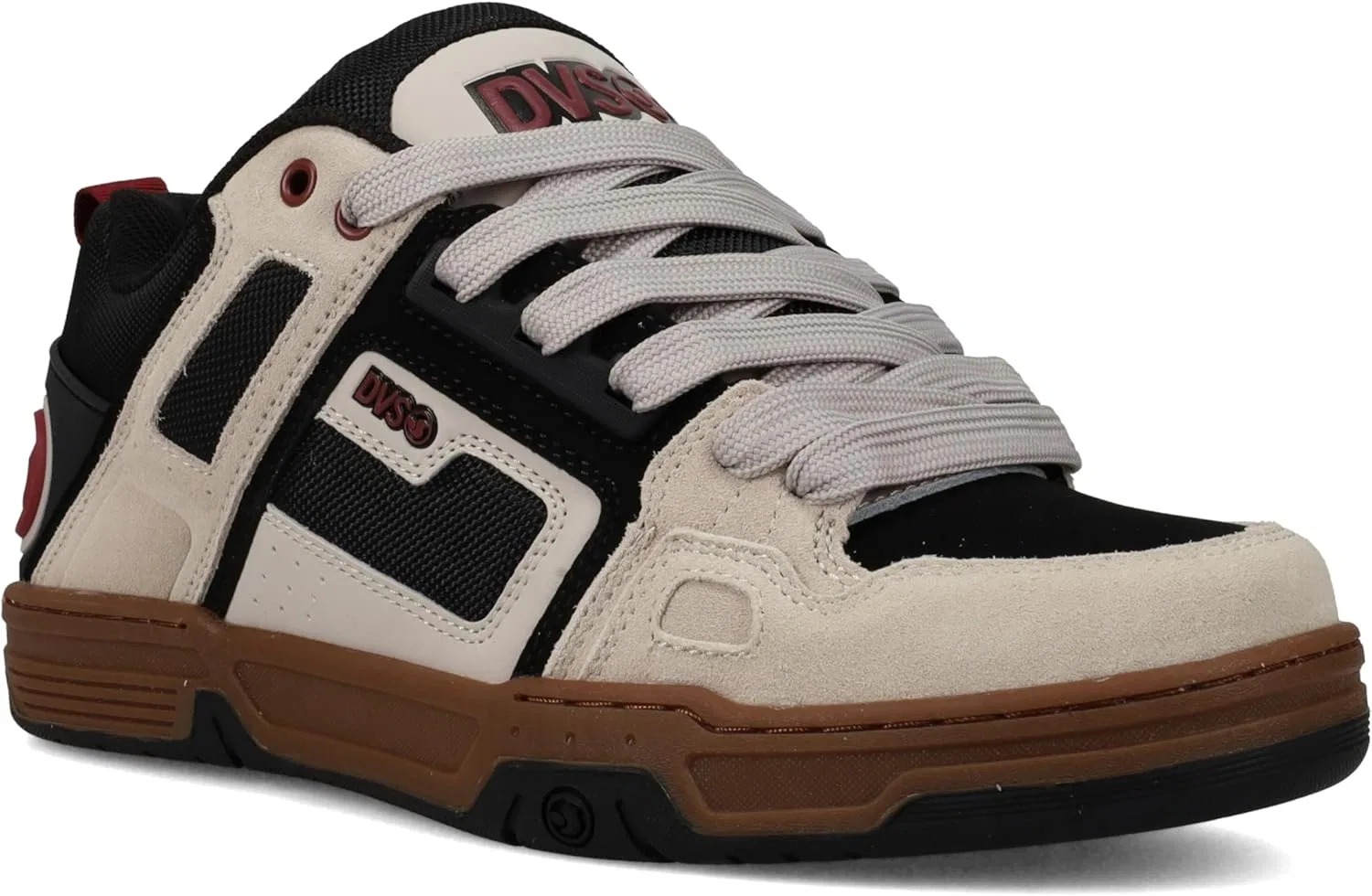 Мужские скейтбордные кроссовки DVS Comanche, Silver Grey Black Ruby W