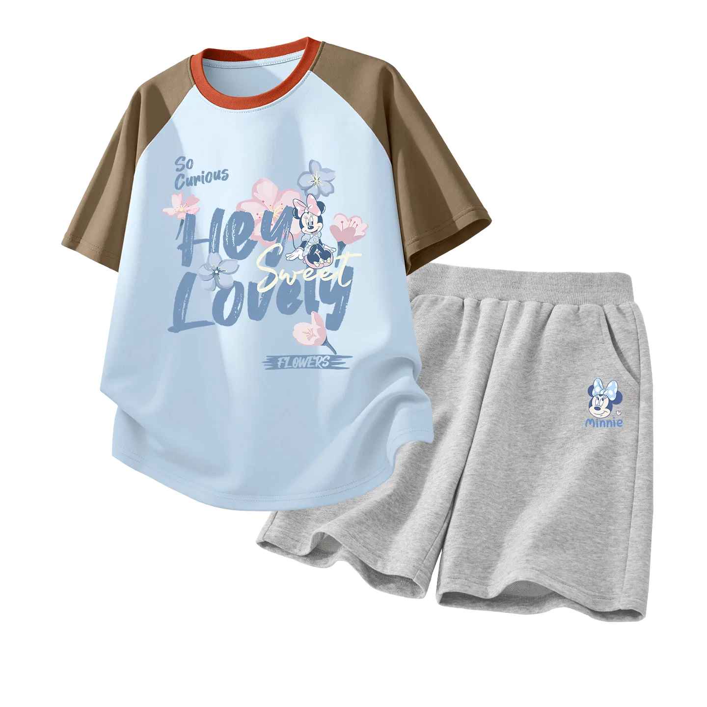 Детский спортивный костюм Disney Casual Sportswear 2 Piece Set, серо-голубой