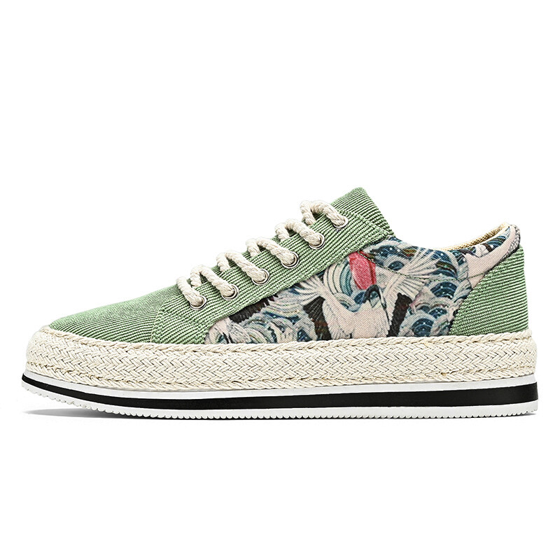 

Кроссовки Flower Cobbler/PLAY COBBLER Skateboarding Shoes Men Low-top, зеленый