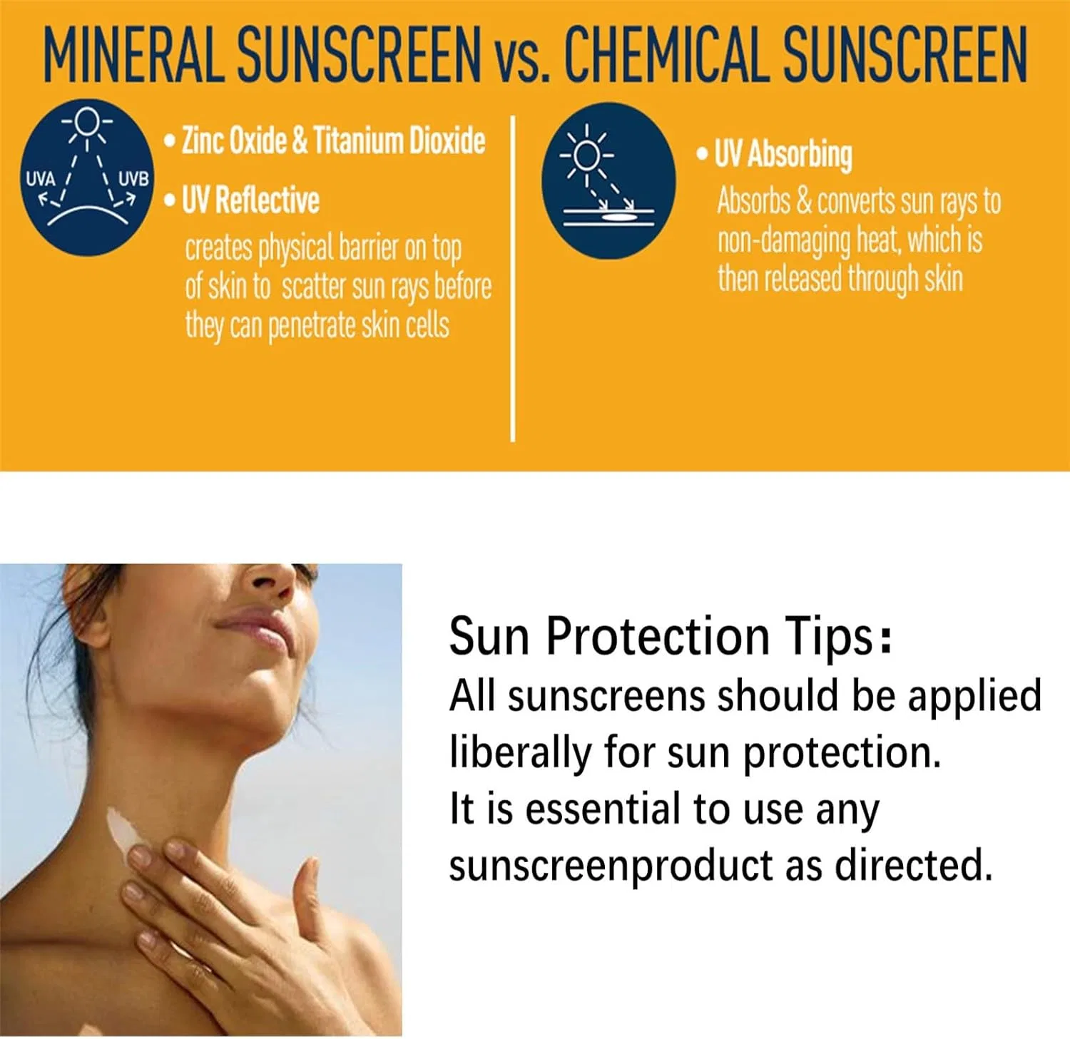 Солнцезащитный крем для лица SPF 50+ Generic белый 35 г — фото 2