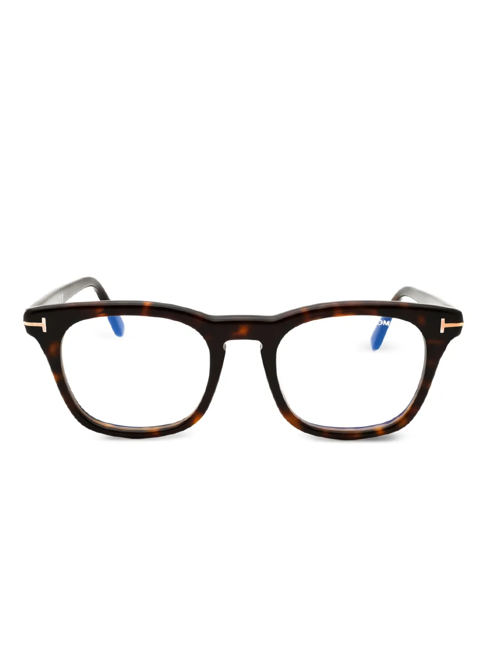 

Очки в квадратной оправе TOM FORD Eyewear, коричневый