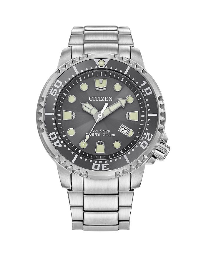 

Часы для дайвинга Citizen Eco-Drive Promaster, 44 мм, серый
