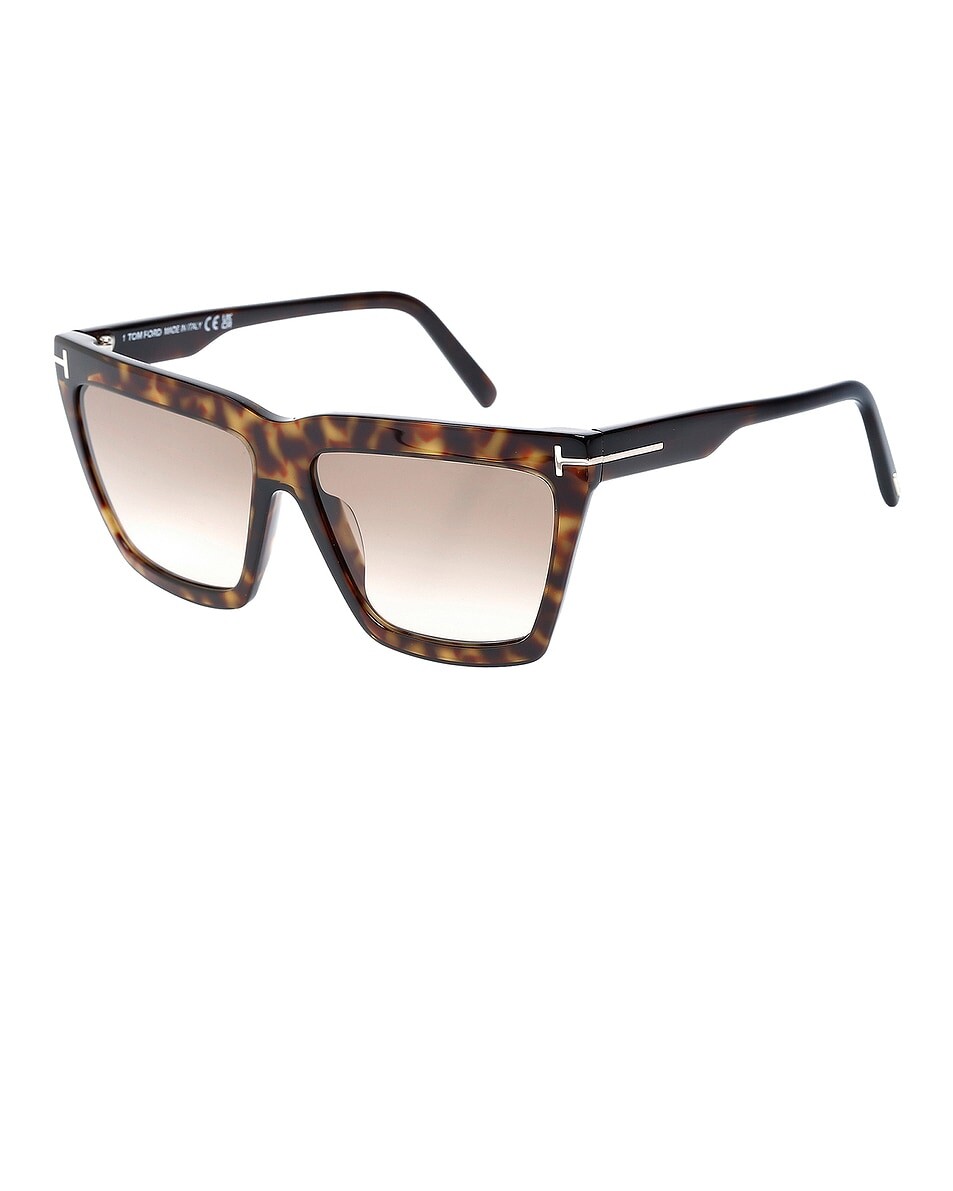 

Солнцезащитные очки Eden Tom Ford, цвет Shiny Dark Havana