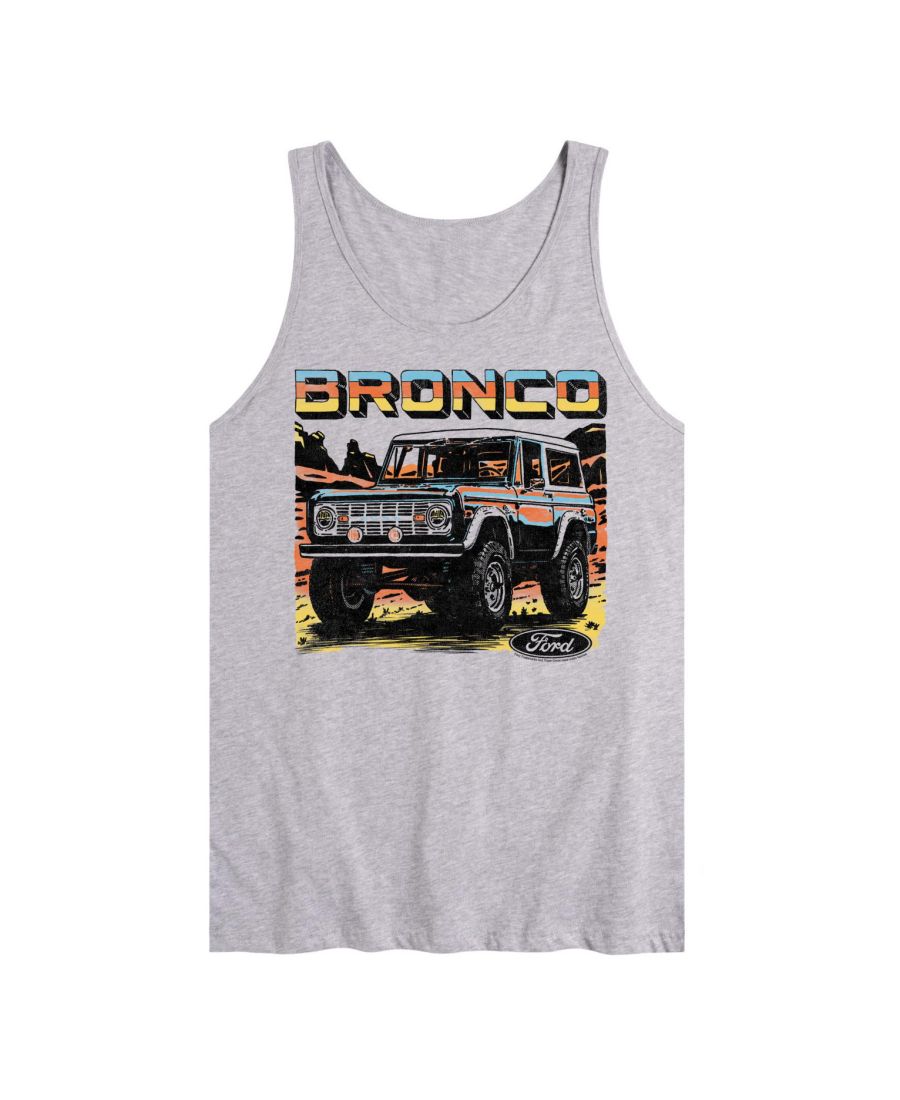 

Мужская майка-футболка Hybrid Apparel Ford Bronco AIRWAVES, Ath Hthr