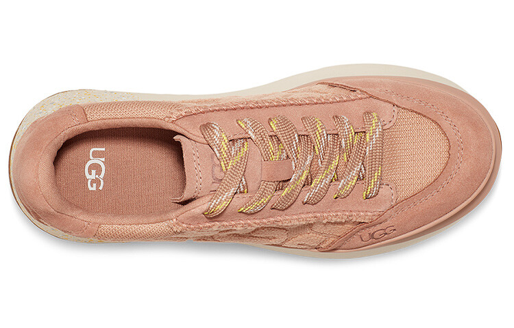 Туфли женские на платформе с низким верхом River Valley коричневые Ugg — фото 4