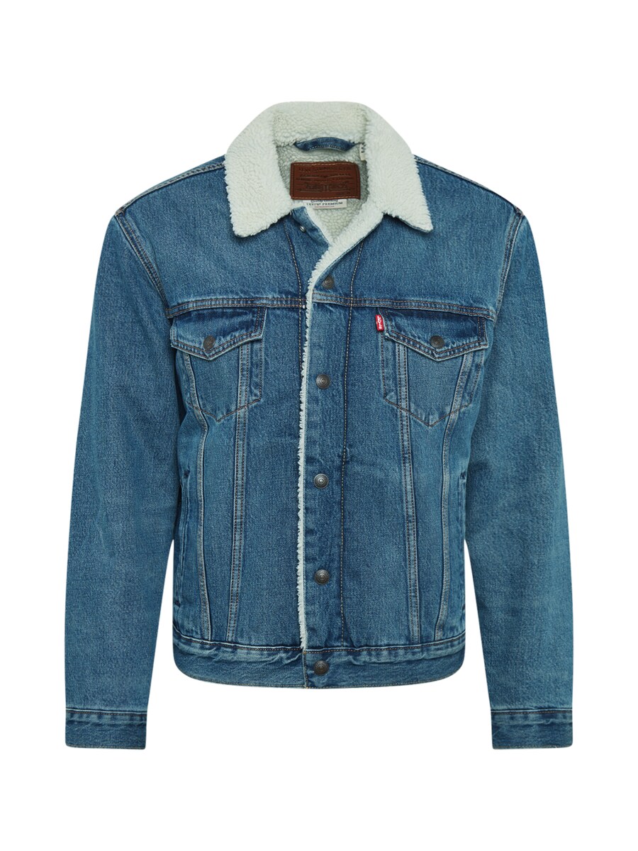 

Межсезонная куртка LEVI'S TYPE 3 SHERPA TRUCKER, синий джинсовый