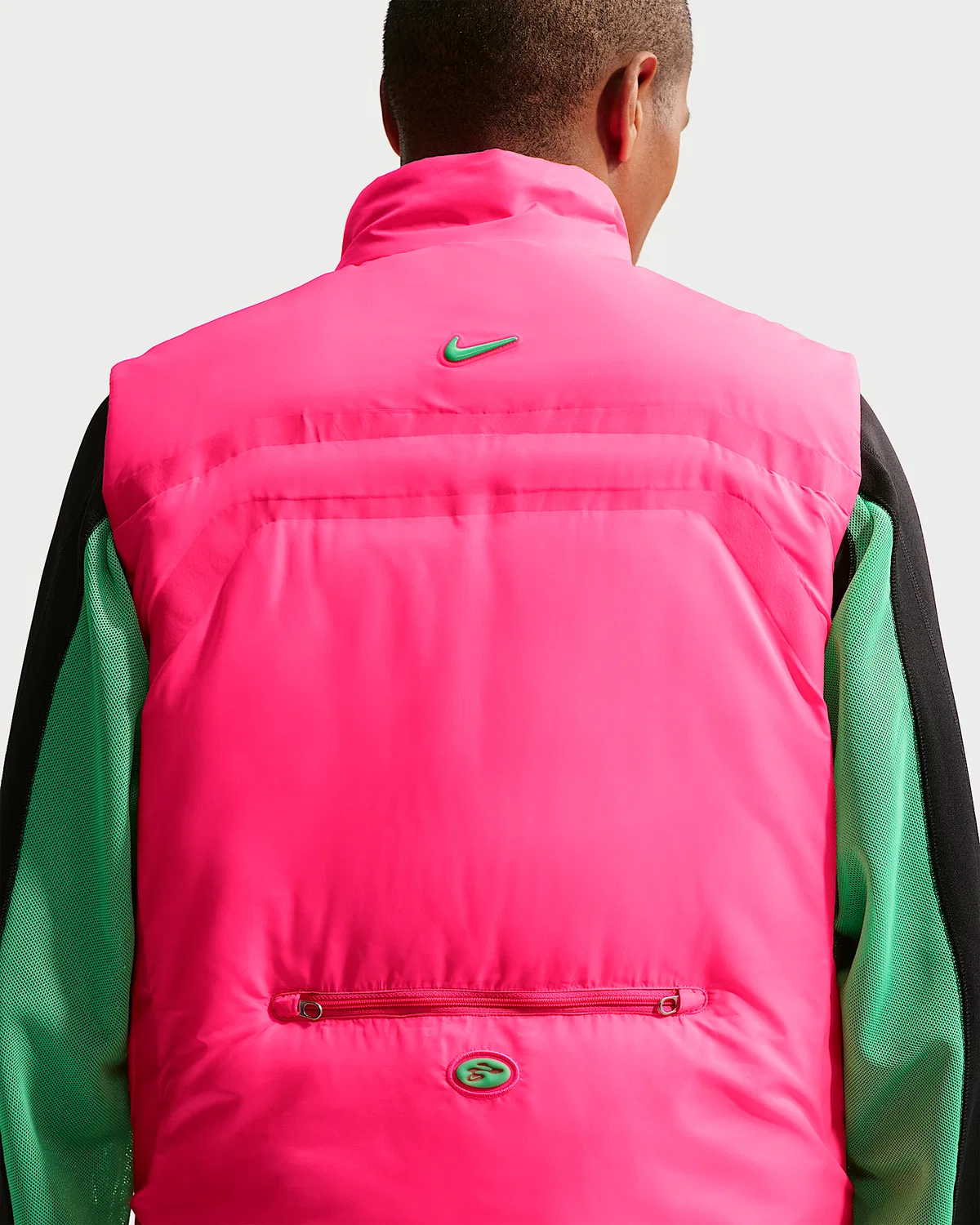 Мужской жилет Nike Project F.R.O.G. с утеплителем Fused Filled, Hyper Pink/White/Green Shock — фото 2