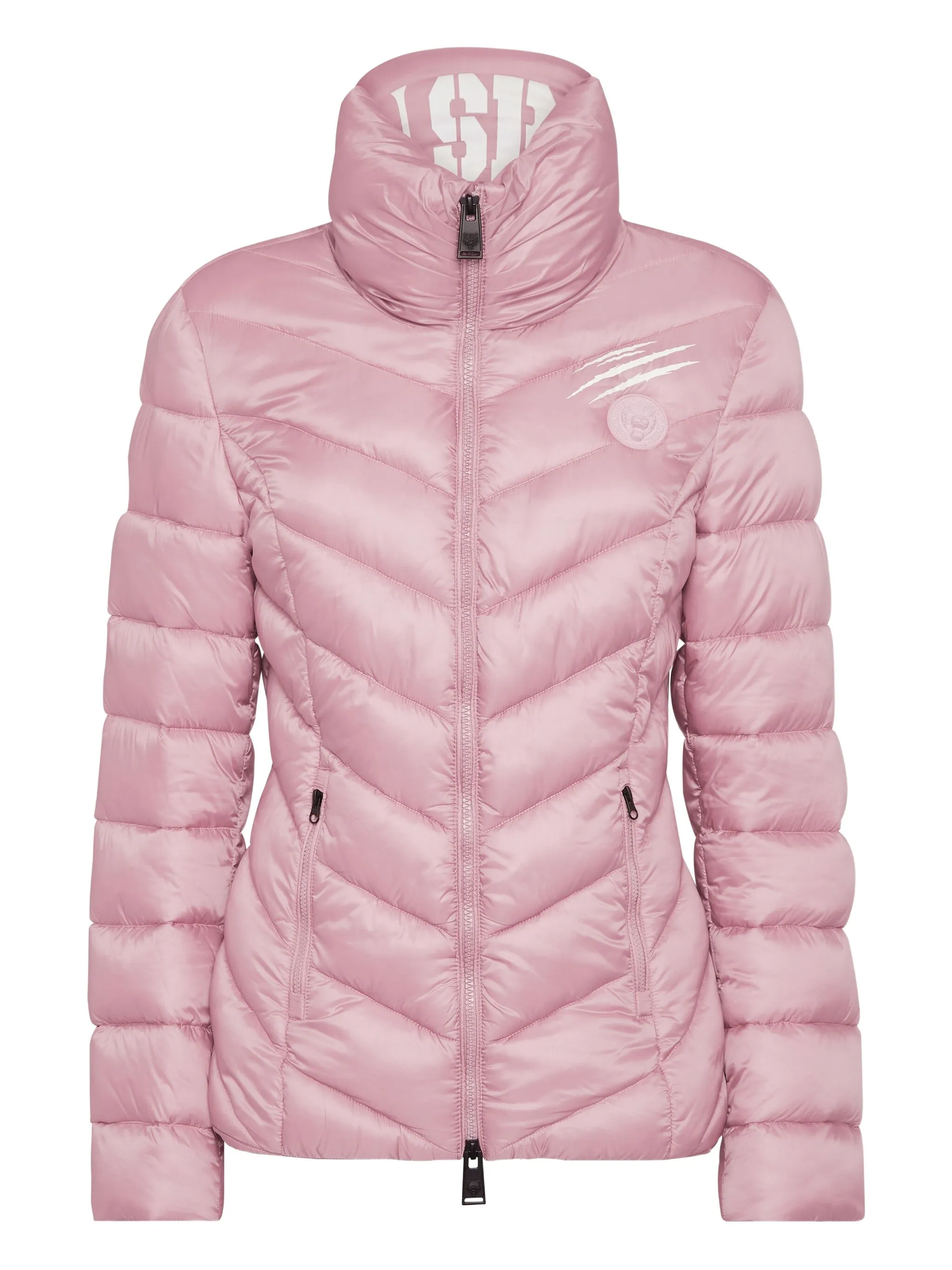 

Стеганый пуховик Plein Sport, розовый