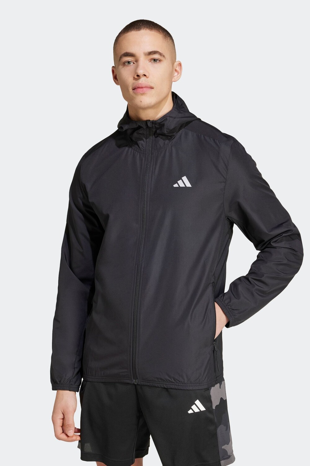 

Куртка Gym+ training с тремя полосками Adidas, черный