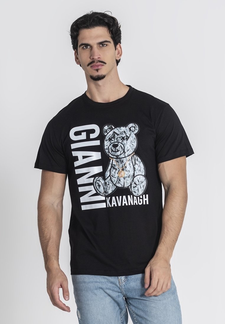 

Футболка с принтом CASH BEAR Gianni Kavanagh, черный