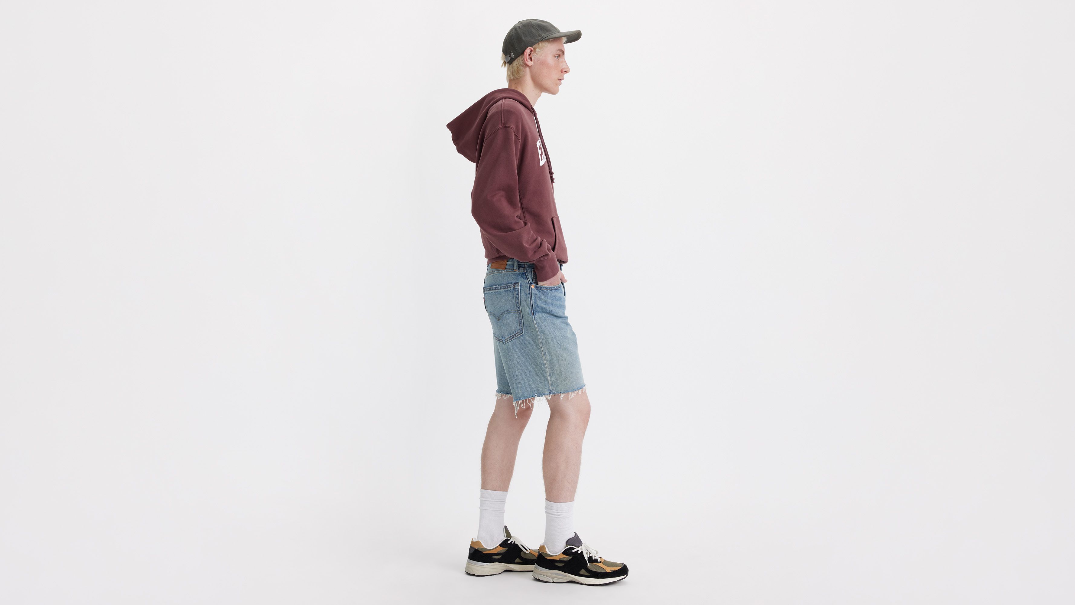 468 Свободные мужские шорты 9 дюймов Levi's, цвет Astro Jam - Light Wash — фото 4