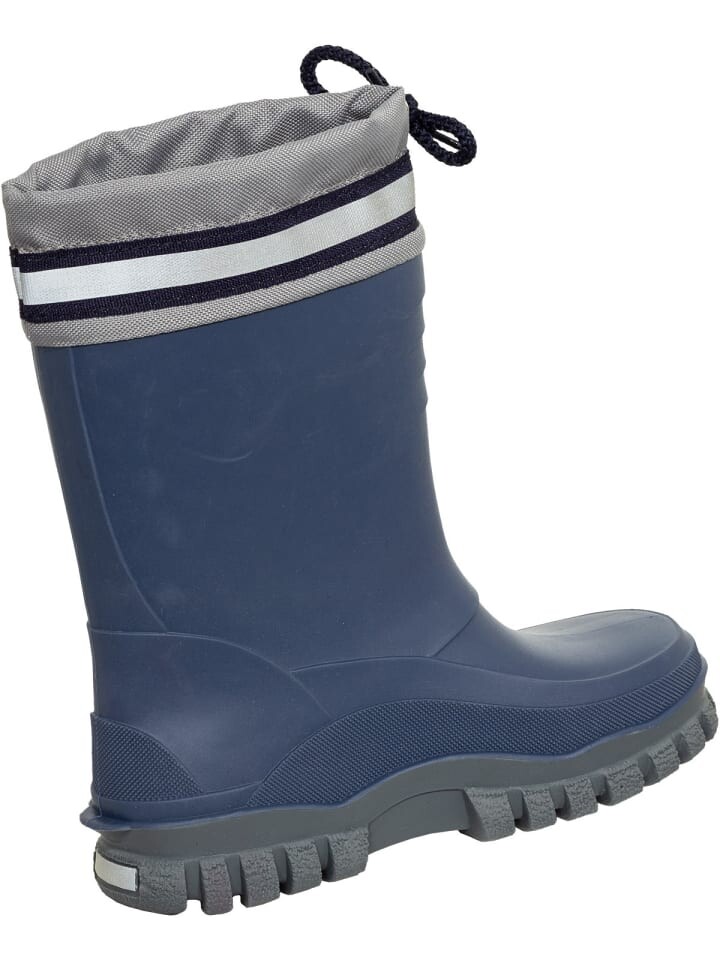 Резиновые сапоги Bockstiegel Kinder-Winterstiefel Arktis gefüttert, цвет dunkelblau/grau — фото 4