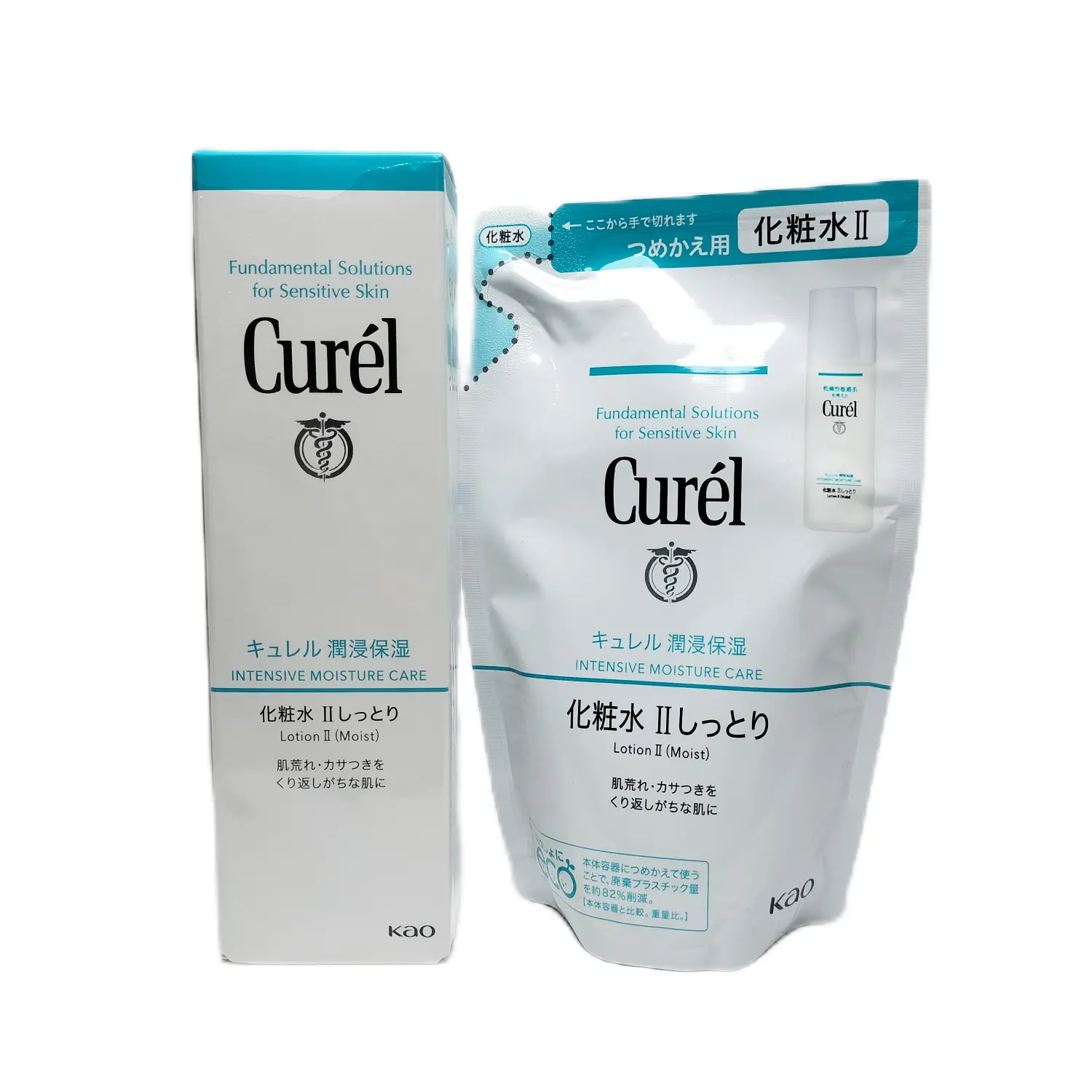 

KERUN увлажняющий набор для ухода за кожей, увлажняющий и питающий 150мл+130мл Curél