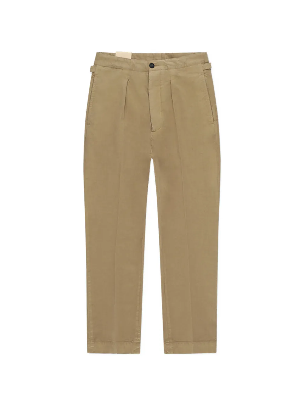 

Брюки Oklahoma со складками спереди и регулируемым поясом Fortela, бежевый