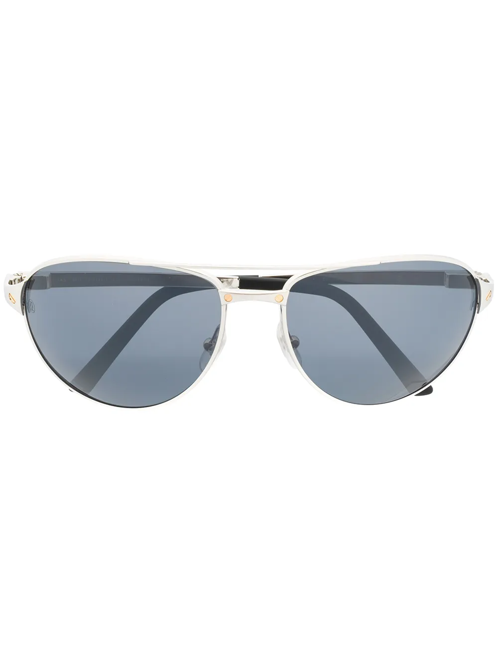 

Солнцезащитные очки-пилоты Cartier Eyewear, черный