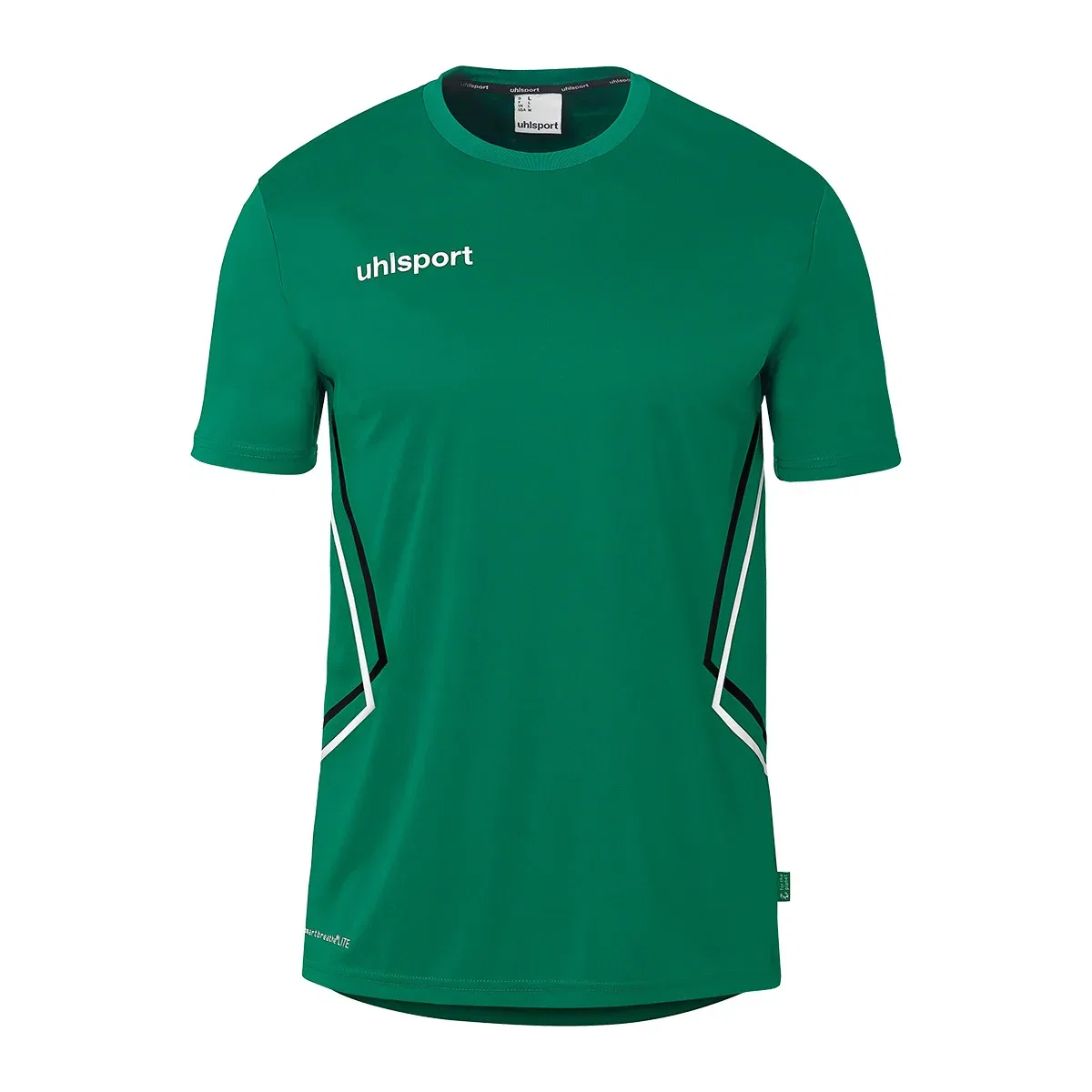 Футболка тренировочная, быстро сохнущая, Uhlsport, лагуна/белый/черный