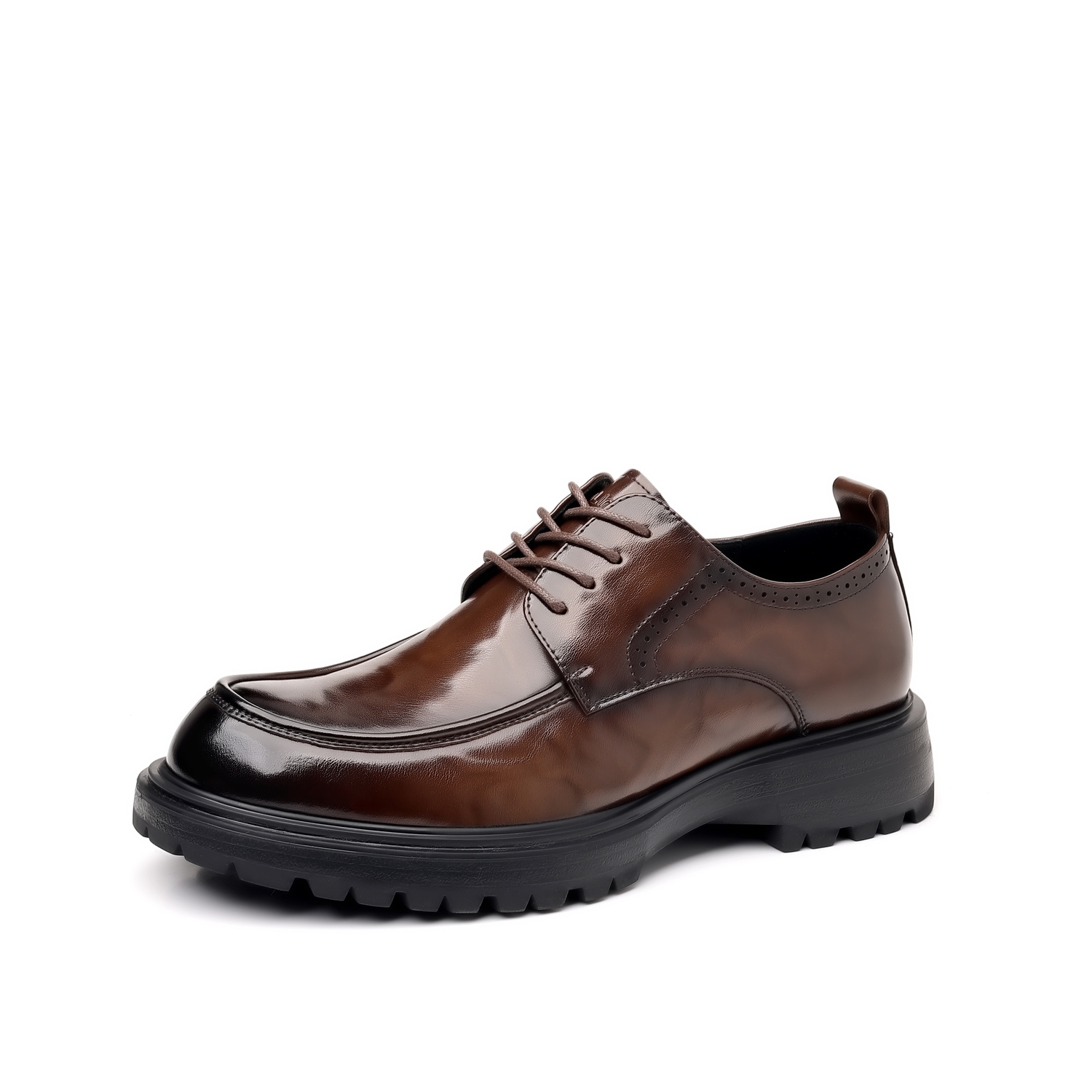 Повседневные кожаные туфли Men's Mulinsen, черный — фото 3
