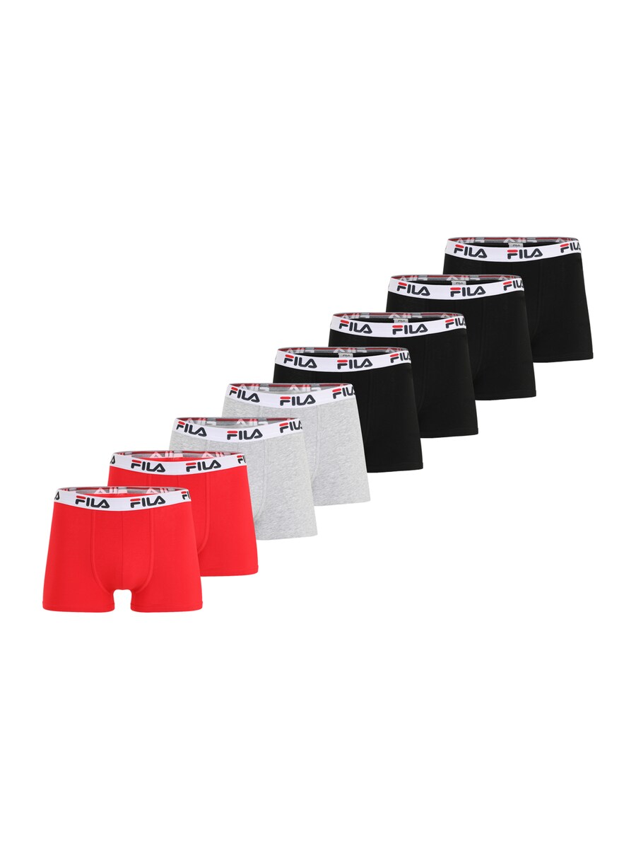 

Боксеры FILA, светло-серый/красный/черный