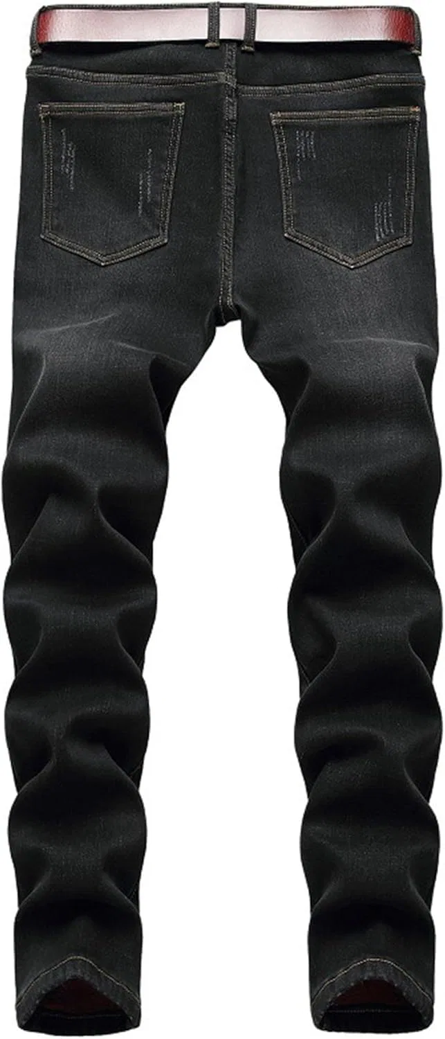 Джинсы скинни Warm Stretch Denim, Black — фото 4