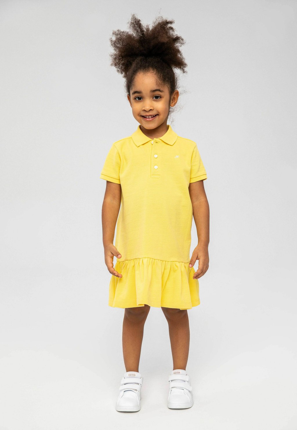 

Повседневное платье SHORT SLEEVE WITH FRILLED MINOTI, цвет yellow