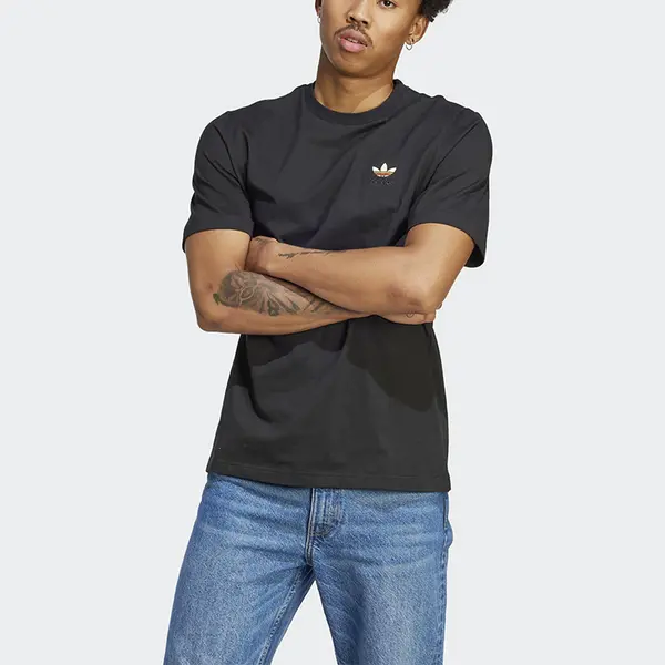 Футболка adidas originals Graphic Planet Tee 'Black', черный — фото 2