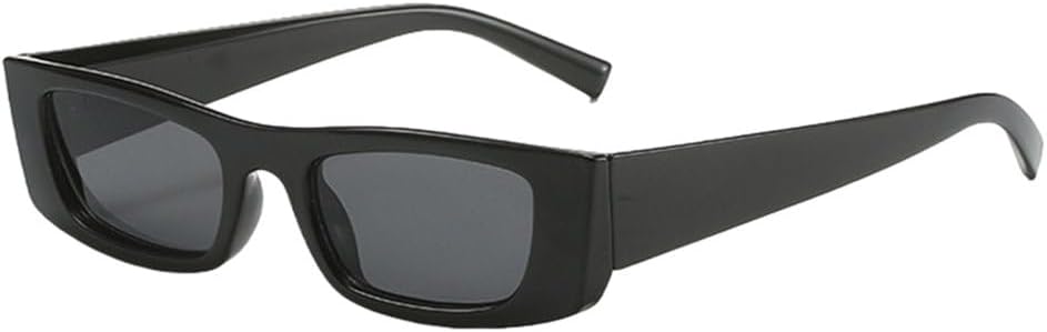 

Модные маленькие черные солнцезащитные очки для женщин, роскошные прямоугольные солнцезащитные очки, овальные солнцезащитные очки для женщин, очки с защитой от УФ-излучения UV400 generic, Black Gray