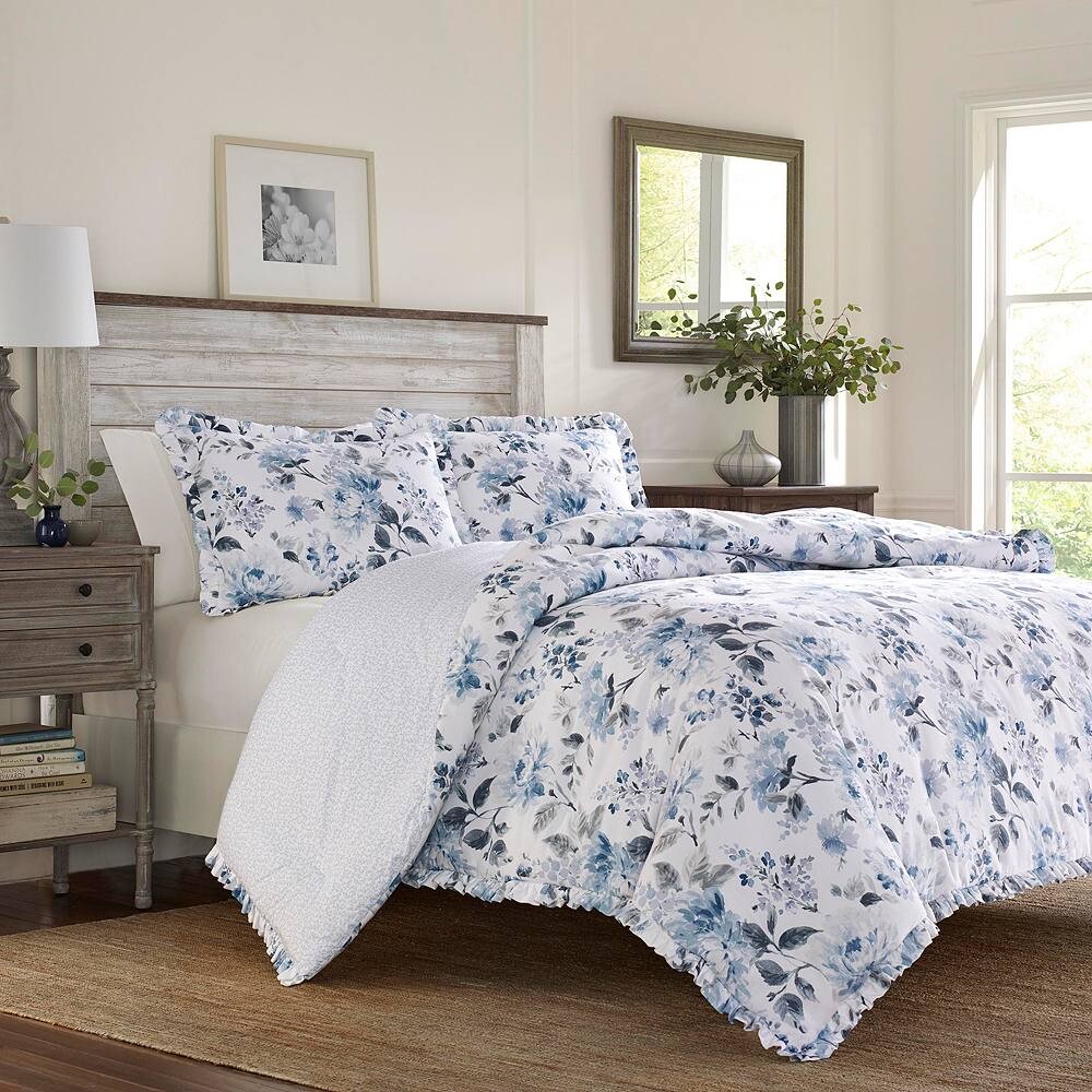 

Комплект пододеяльников Laura Ashley Lifestyles Chloe, синий