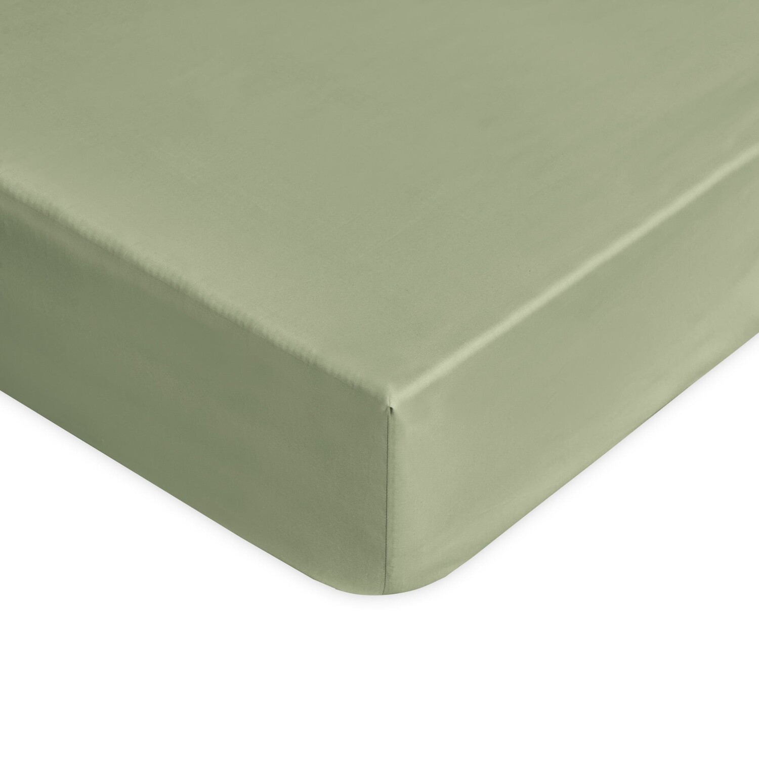 

Простыня на резинке из чистого хлопкового сатина 300TC Solid Color - Gottardo Lisola Basic, руппия, двуспальный