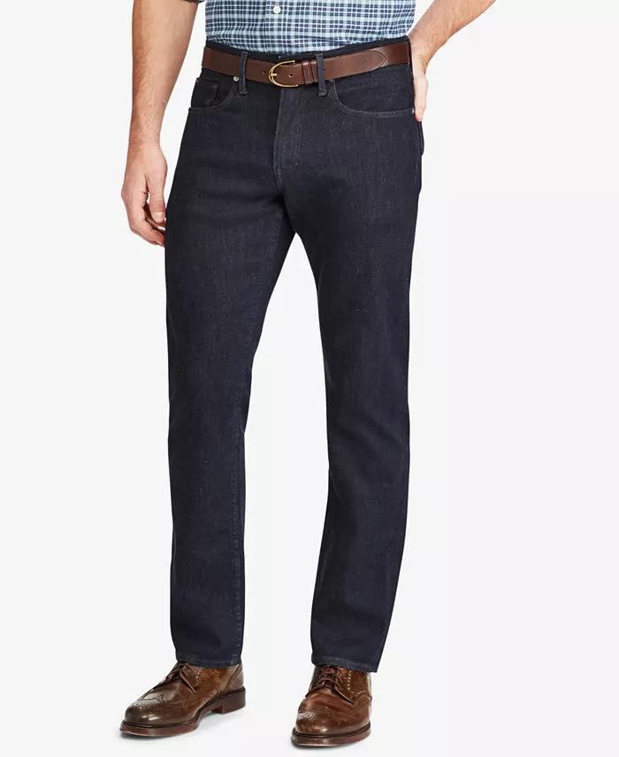 

Мужские прямые джинсы Big & Tall Prospect с эффектом стрейч Polo Ralph Lauren, синий