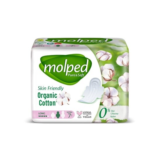 

Гигиенические прокладки Eco Long, 7 шт. Molped, Pure&Soft, inna