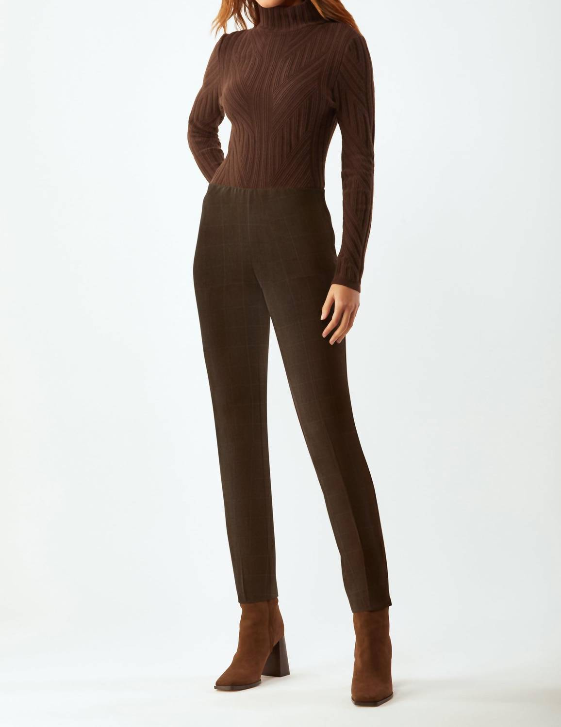 

Брюки женские Ecru, цвет chocolate plaid