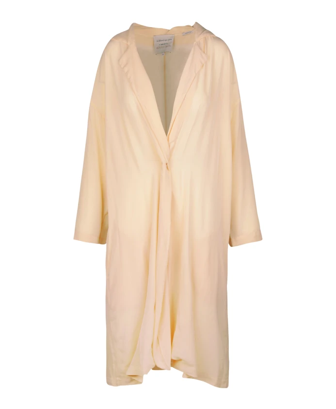 

Пальто из крепа с отложным воротником Alessia Santi, оранжевый