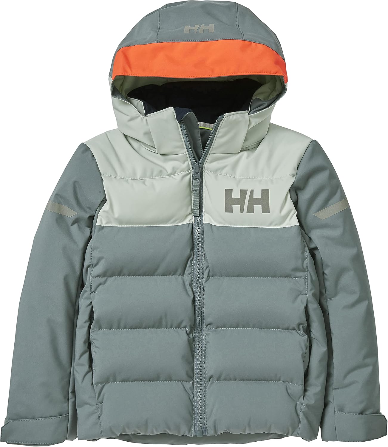 

Helly-Hansen Kids Vertical Insulated Jacket - детская зимняя куртка унисекс, водонепроницаемая, ветрозащитная, дышащая, теплая верхняя одежда Helly Hansen, 591 Trooper