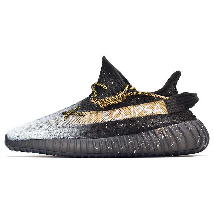 

Кроссовки adidas originals Yeezy Boost 350 V2 Lifestyle Shoes Unisex Low-top Black/white, черный