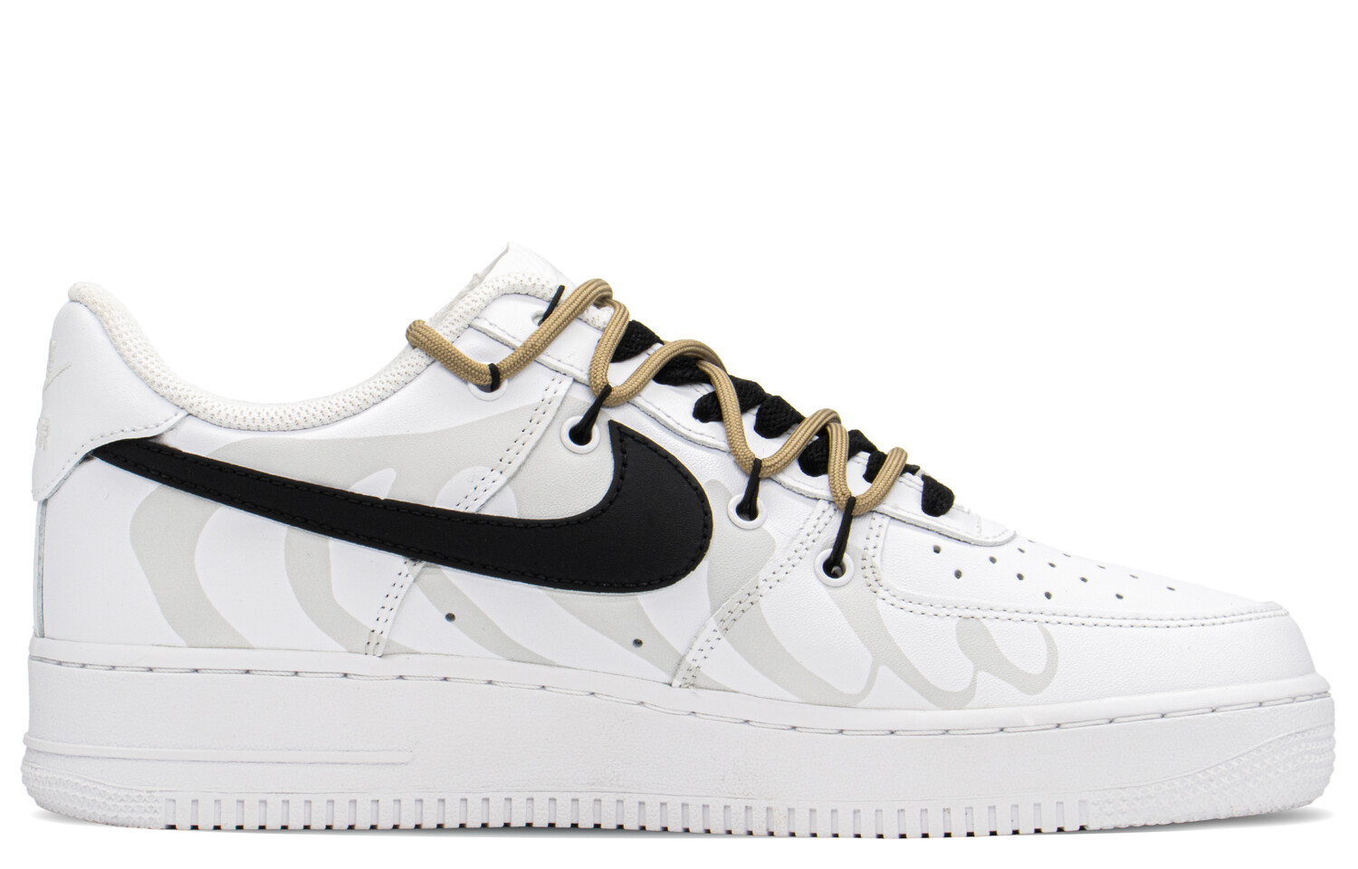 

Кроссовки Nike Air Force 1 Skateboard Shoes Women's Low-Top White Gray Black